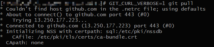 GIT_CURL_VERBOSE=1 git push