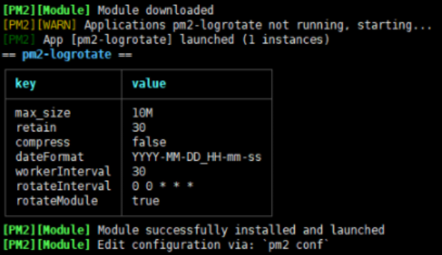pm2-logrotate